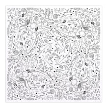 Load image into Gallery viewer, Alberta Fossils Colourable Tablecloth