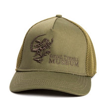 Load image into Gallery viewer, RTMP Gorgo Death Pose Puff Embroidery on Adult Mesh Trucker Hat