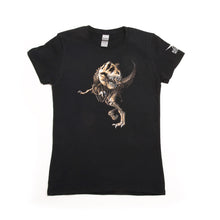 Load image into Gallery viewer, T. rex Skeleton Ladies T-shirt