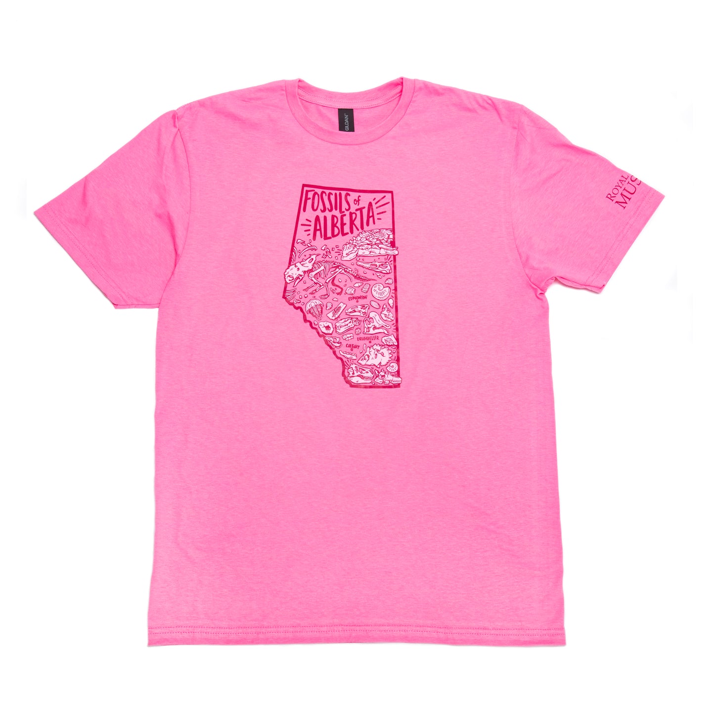 Fossils of Alberta Adult T-shirt