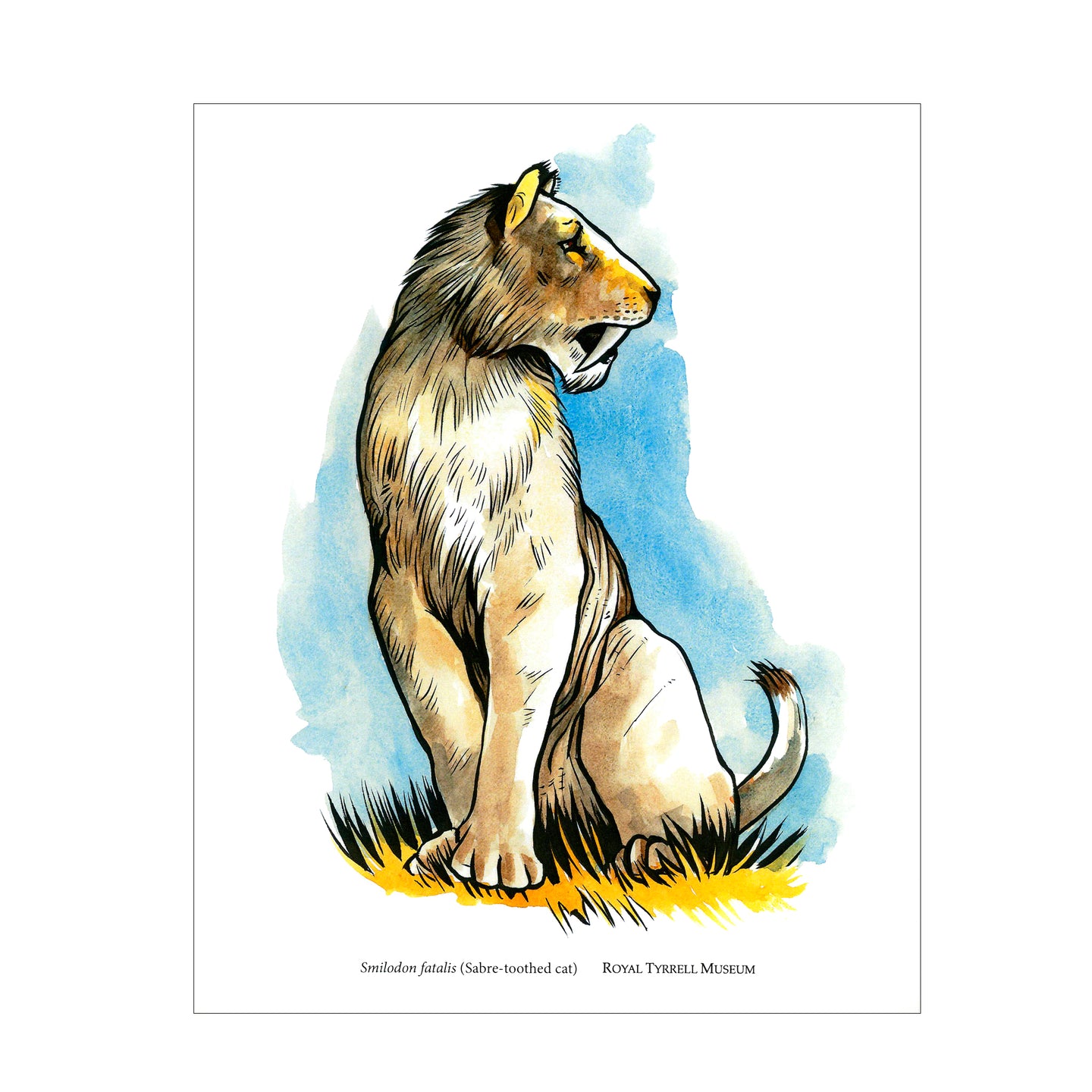 Smilodon Custom Print