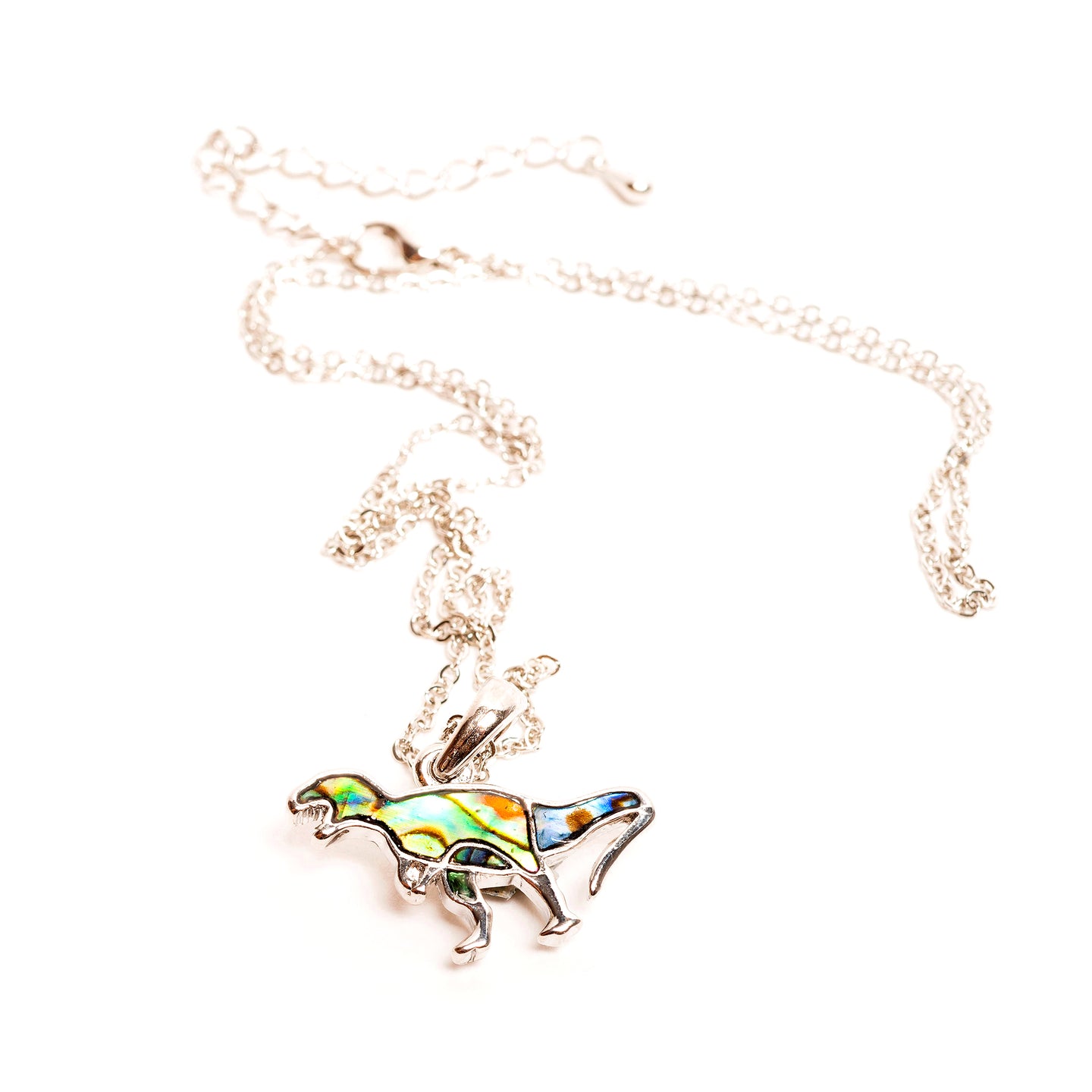 Abalone Tyrannosaur Necklace