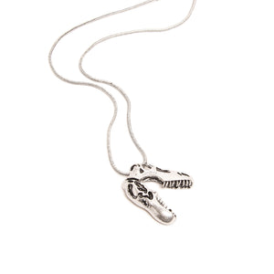Tyrannosaurus Skull Pendant Necklace