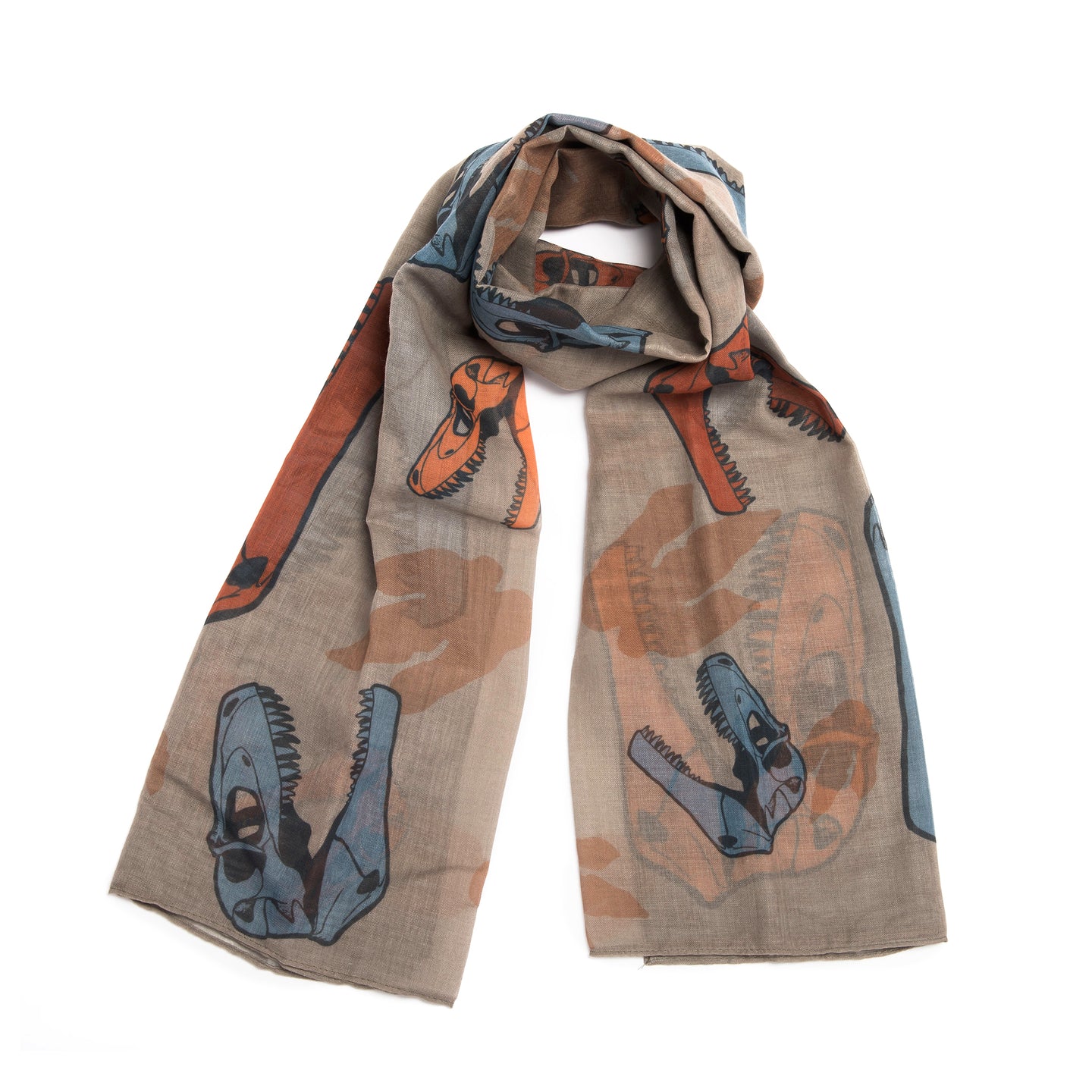 Colourful Albertosaurus Shawl Scarf