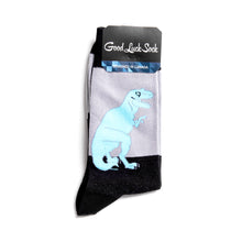 Load image into Gallery viewer, Men&#39;s T. rex Good Luck Socks
