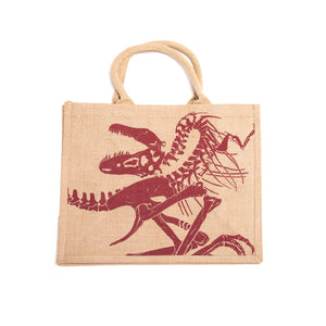 Gorgosaurus Burlap Tote Bag