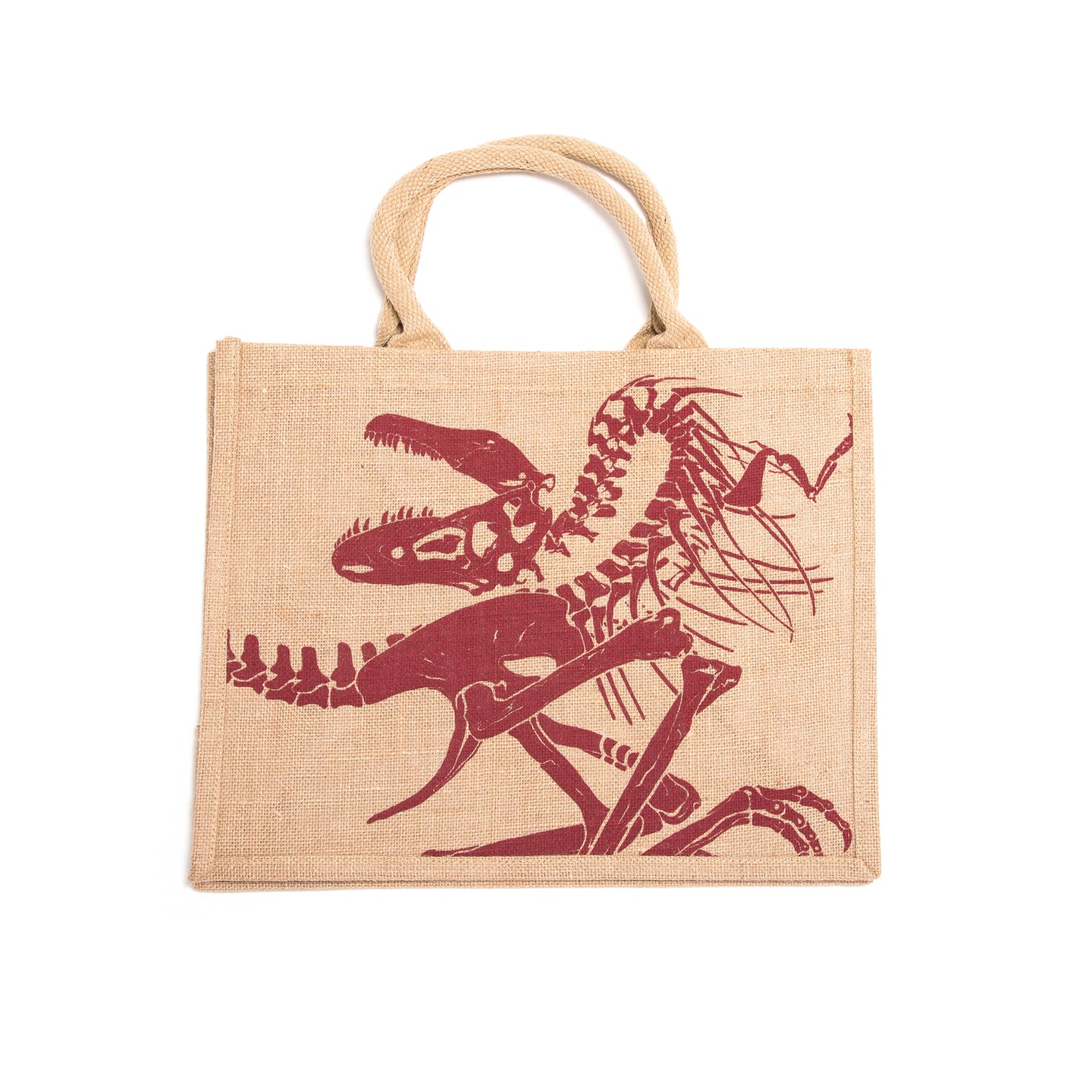 Gorgosaurus Burlap Tote Bag