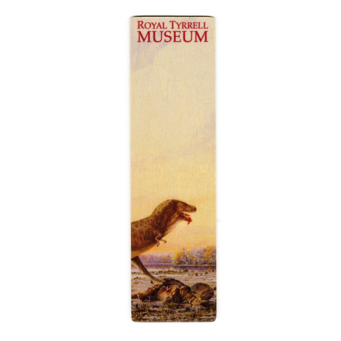 Gorgosaurus Vintage Wooden Bookmark