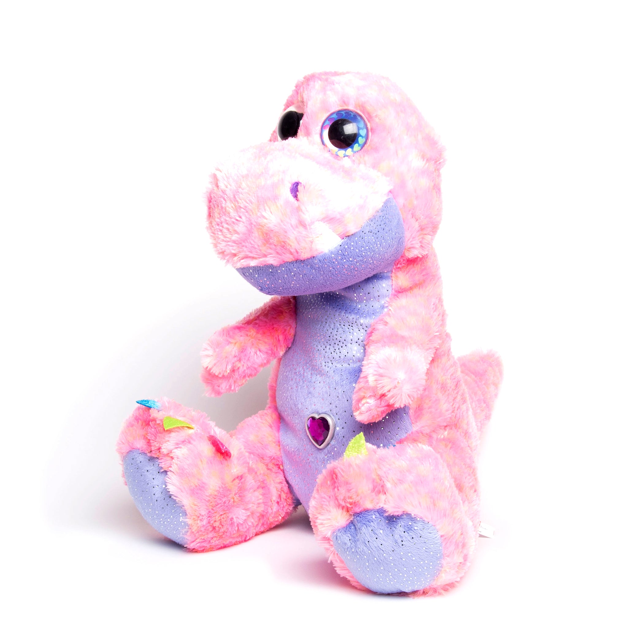 Pink dinosaur clearance stuffed animal