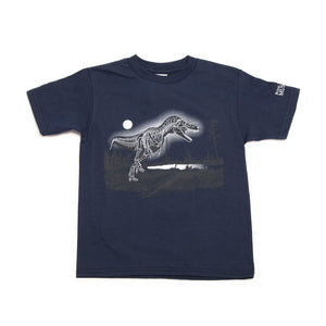 Glowing Tyrannosaur Skeleton Youth T-shirt