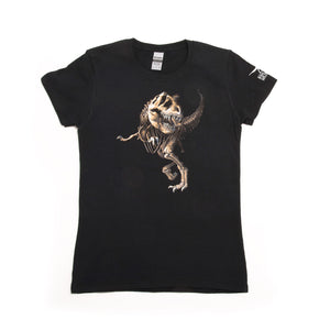 T. rex Skeleton Ladies T-shirt