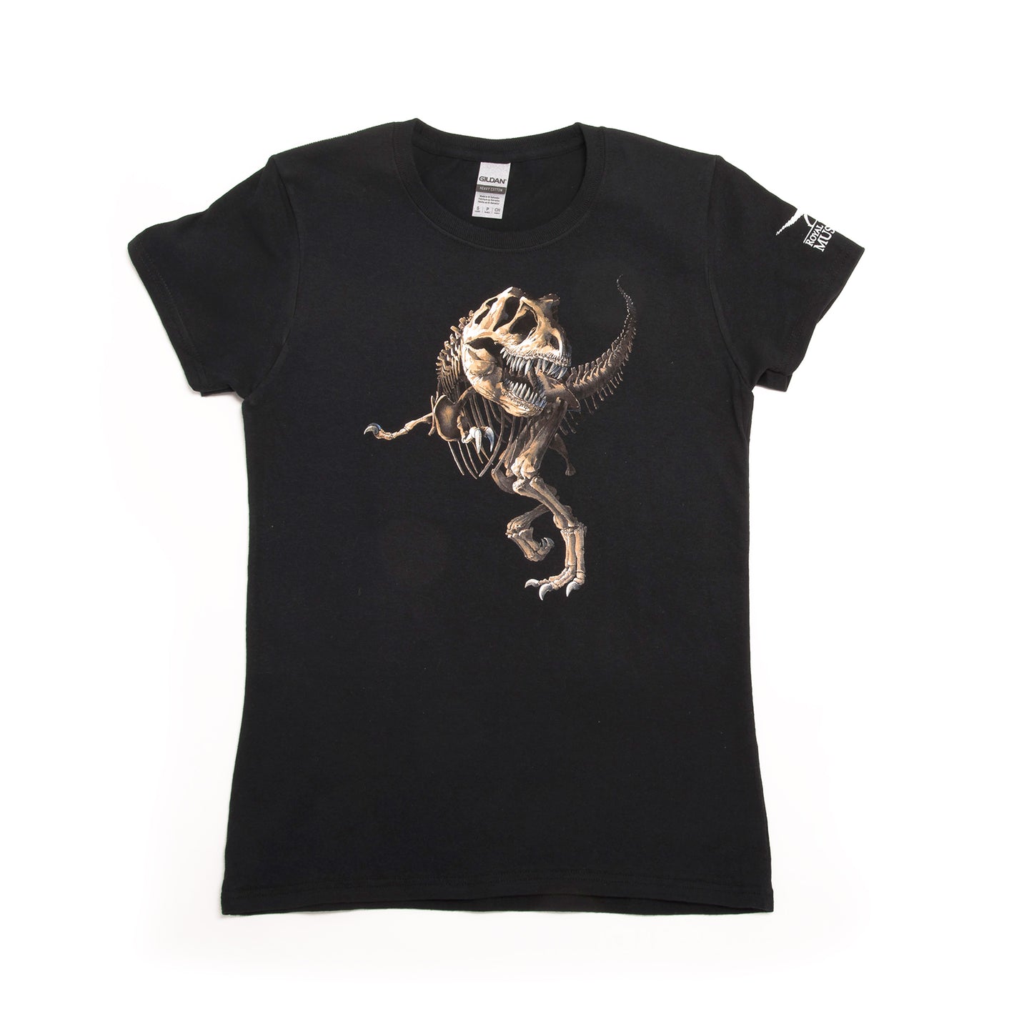 T. rex Skeleton Ladies T-shirt