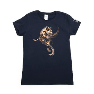 T. rex Skeleton Ladies T-shirt
